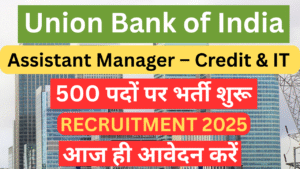Union Bank of India SO Assistant Manager Recruitment 2025